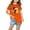 Orange, variant on Odeerbi Kids Boys Girls Christmas T-shirt Fashion Cute Christmas Printed Casual Short Sleeve Cotton Top Shirt Kids Clothes Black