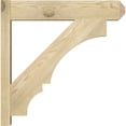 thumbnail image 3 of Ekena Millwork 6"W x 26"D x 26"H Balboa Rough Sawn Craftsman Outlooker, Douglas Fir, 3 of 4