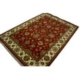 thumbnail image 4 of Red Floral 5X7 Indo-Kashan Oriental Rug, 4 of 11