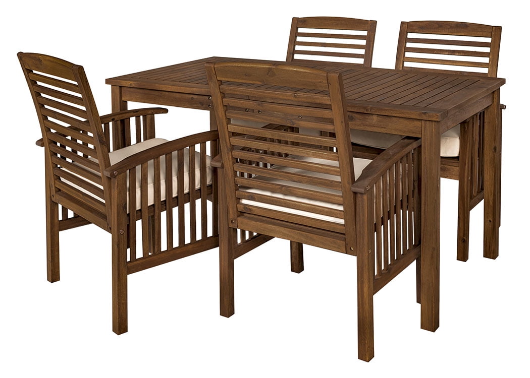 Manor Park Outdoor Patio Dining Set, 5 Piece, Multiple Colors and