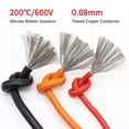 thumbnail image 3 of Cable de silicona ultrasuave resistente al calor, cable de cobre Flexible de alta temperatura, 30, 28, 26, 24, 22, 20, 18, 16, 15, 14, 13, 12, 10 AWG, 1M/5M, 3 of 3