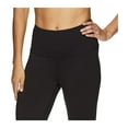thumbnail image 4 of Reebok Womens Capri Seamed Compression Athletic Pants, Black, Medium, 4 of 6
