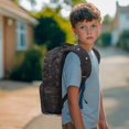 thumbnail image 2 of HUIACONG Mushroom Moon Star School Backpack for Students Age 6-18 Ergonomic Padded Adjustable Shoulder Straps Large Capacity Water Resistant Bookbag for Elementary Middle High School Daily Use, 2 of 7