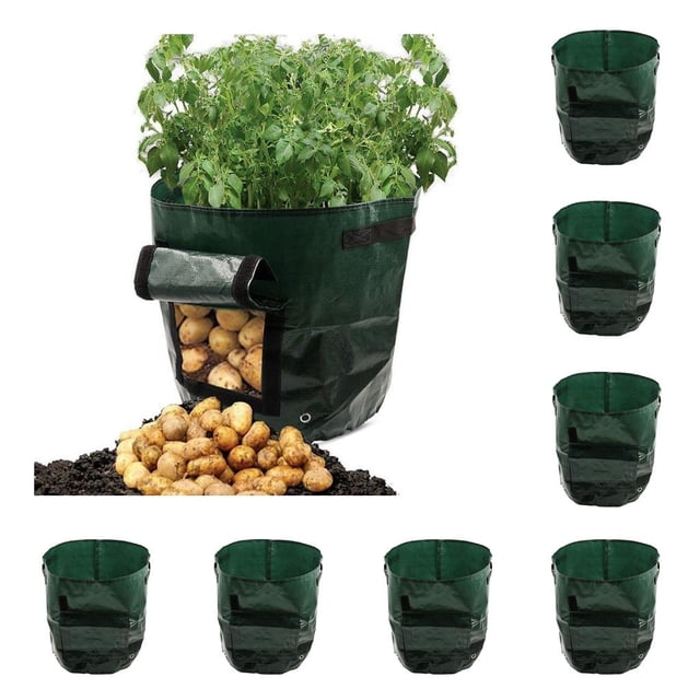 Bolsas de de de Hortalizas de Plantas de Jardín de 6 Piezas con Solapa Resistentes Y Reutilizables shamjiam Jardinera de contenedores de cultivo