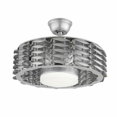 

MIDUO 22 Bladeless Ceiling Fan Light 3 Speed 3 Color Chandelier+Remote Control