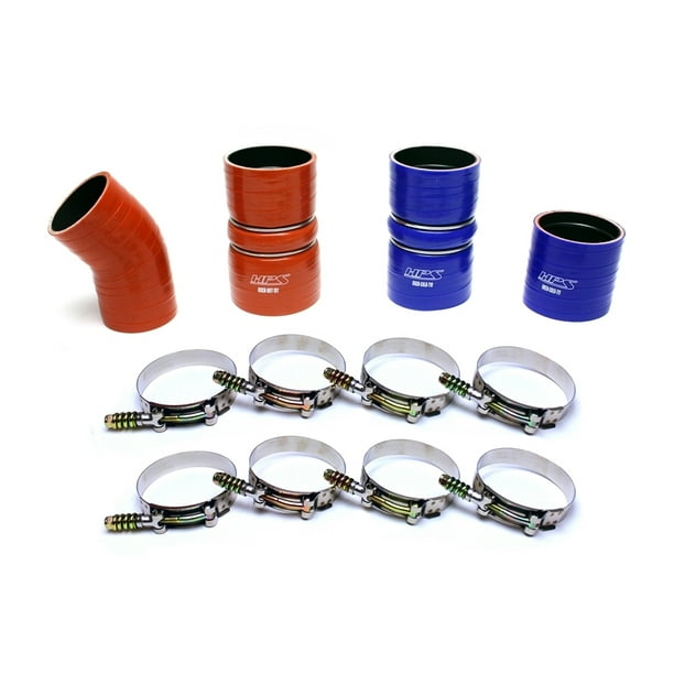 HPS High Temp Reinforced Silicone Intercooler Hose Boots Kit for Ford
