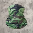 thumbnail image 5 of Summer Cooling Neck Gaiter Sun Protection Face Masks Fishing Neck Gaiter Unisex Sunscreen Balaclava Army Green One Size, 5 of 5