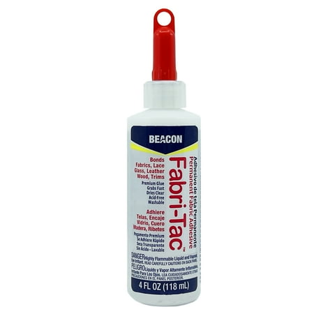 Beacon Fabri-Tac Permanent Adhesive, 4 oz. Bottle
