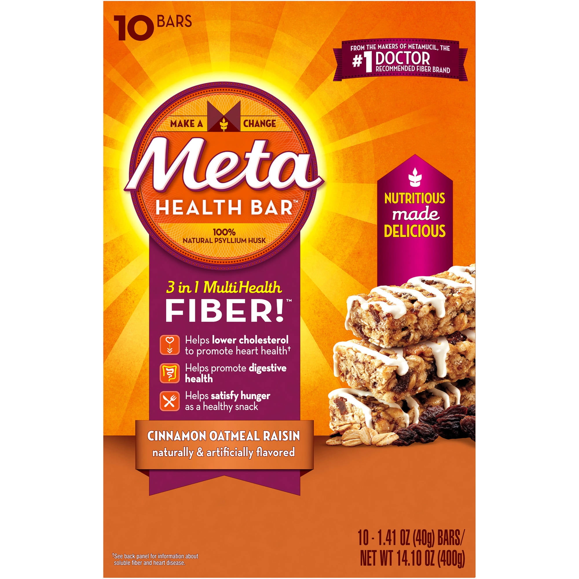 Meta health bar, 1.41 oz, 10