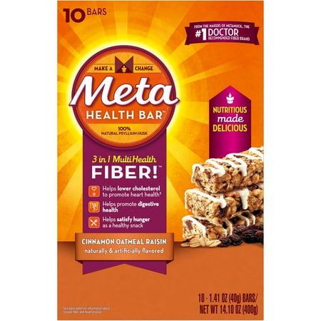 UPC 037000898559 product image for Meta health bar, 1.41 oz, 10 count (choose your flavor) | upcitemdb.com