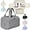 Gray, variant on Elouva Toiletry Bag 2025 , 4 in 1 Travel Bag Large Capacity Makeup Bag with Handle, Waterproof Multi-Compartment Cosmetic Organizer for Women Travel Essentials