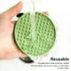 thumbnail image 3 of Bearachild Paquete de 4 posavasos, almohadillas para bebidas de vidrio resistentes al calor, tapetes antideslizantes para tazas, manteles Type4 NO4, 3 of 6