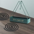 thumbnail image 6 of kowaku 4xWrought Iron Coil Holder Holders for Living Room Garden Triangle Green 4 Pcs, 6 of 9