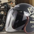 thumbnail image 2 of keepw Effective Protection Colourful Helmet Bubble Visor Motorcycle Helmet Bubble Visor Wide Compatibility silver, 2 of 6