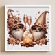 thumbnail image 4 of Hilo de bordar de algodón ecológico completo, punto de cruz de pareja de gnomos impreso de 11CT, 45x45cm, 4 of 9