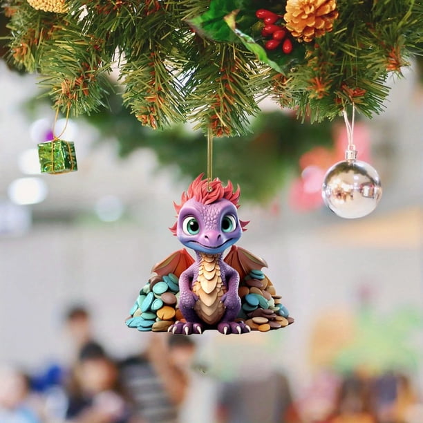 onlyliua ¡ Artículos En Liquidación! Adorno para Árbol de Navidad 2024 Adorno Navideño 2024 Colgante Navideño Acrílico 2D Adornos Colgantes para Árbol de Navidad Fiestas Decoración Del Hogar para Coc