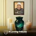 thumbnail image 3 of Yatskia Telescope Northern Lights Small Urns for Human Ashes Keepsake, Funeral Burial Urns for Adult Ash, Mini Urn for Ashes for Women, (Classic Pack of 1, 3 Inch), 3 of 8