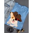 thumbnail image 3 of Pirate Corgi Art T-Shirt Women -Image by Shutterstock, Female 4X-Large, 3 of 4