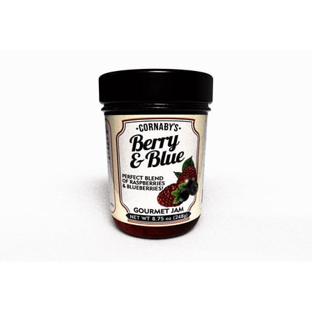 Cornaby's Berry & Blue Gourmet Jam, Gluten-Free, 8.75 oz