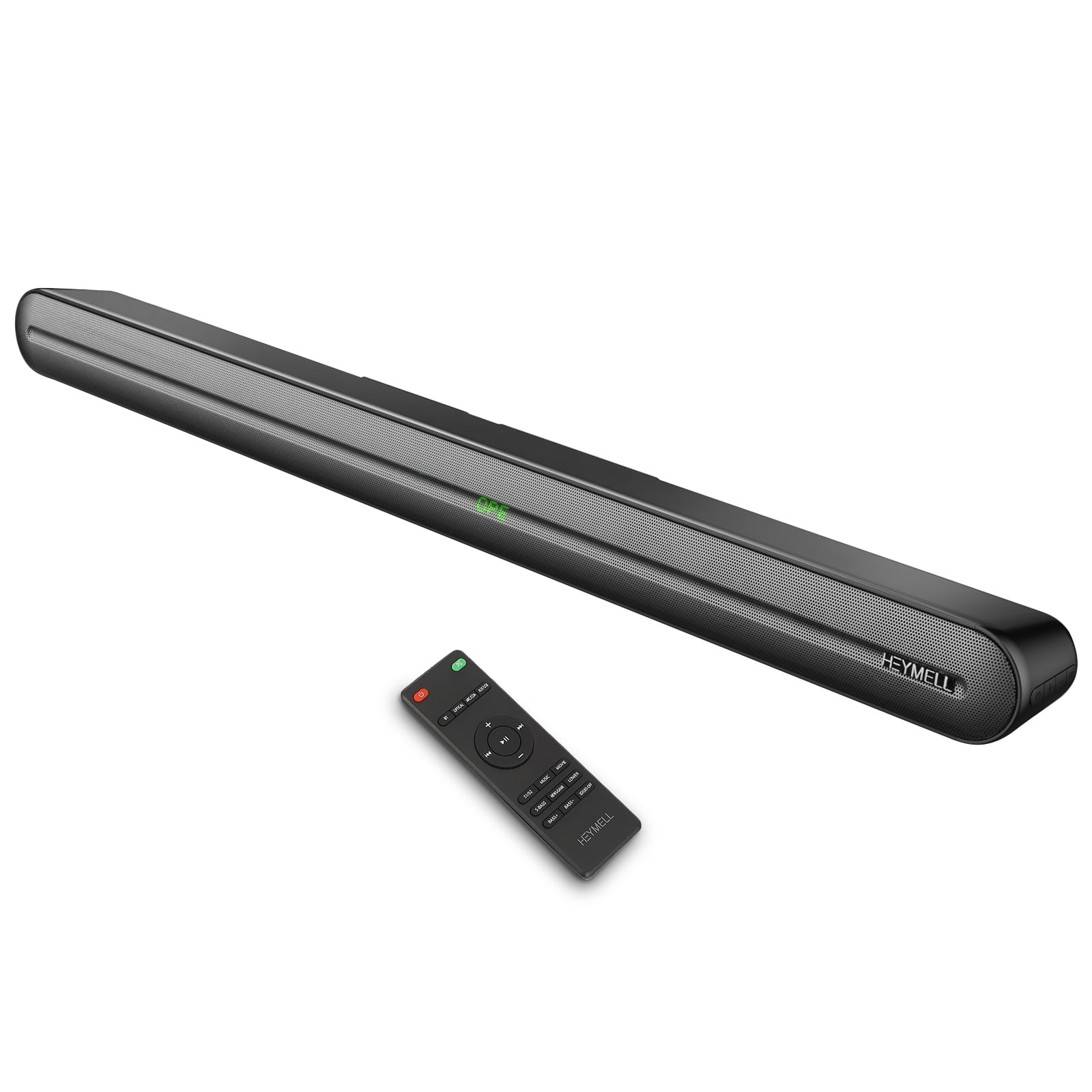 Heymell 150W 2.0ch Sound Bars for TV,6X Speakers Bluetooth Soundbar For
