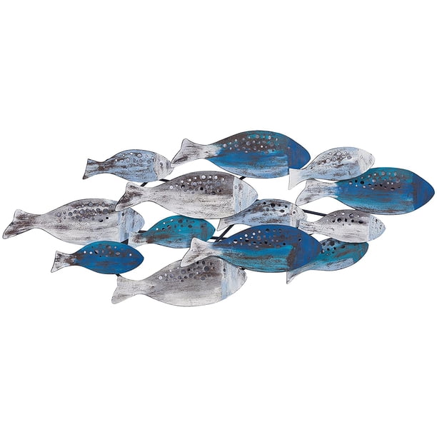 Danya B. FHB6563 School of Fish Modern Metal Wall Art – Perfect for