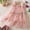 Pink, variant on Toddler Girls Casual Dresses Sleeveless Embroider Princess Dance Party Floral Tulle Clothes Outwear