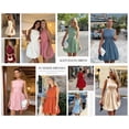 thumbnail image 5 of PRETTYGARDEN Summer Dresses for Women Casual Mini Short Cocktail Dress Sleeveless Tank Crew Neck Bubble Sundress Pockets, 5 of 8