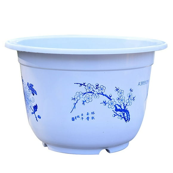 Large Plastic Flower Pot  Thick Planter Garden Indoor Flowers Plant Pot