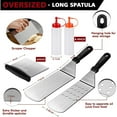 thumbnail image 5 of ACMETOP 14 PCS Griddle Accessories Kit, Professional Flat Top Grill Tools for Blackstone and Camp Chef, Grill Spatula for Outdoor BBQ and Camping, 5 of 9
