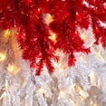 thumbnail image 6 of Nearly Natural 9ft. Holiday Red Santa Hat Christmas Tree with 600 LED lights and 1992 Bendable Branches, 6 of 12