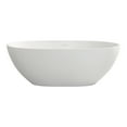 thumbnail image 2 of Mew 65" Solid Surface Freestanding Soaking Bathtub - Matte White, 2 of 7