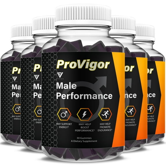 (5 Pack) Pro Vigor Gummies for Men ProVigor Maximum Performance (5 Month Supply)