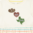 thumbnail image 4 of Inktastic I Love Texas Girls Baby Dress, 4 of 5