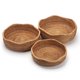 thumbnail image 1 of Juego de 3 cestas de pan redondas tejidas de ratán para guardar llaves aperitivos frutas verduras, 1 of 8