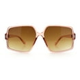 thumbnail image 5 of Womens Classical 90s Butterfly Designer Style Chic Thin Plastic Sunglasses Pink - Brown, 5 of 8