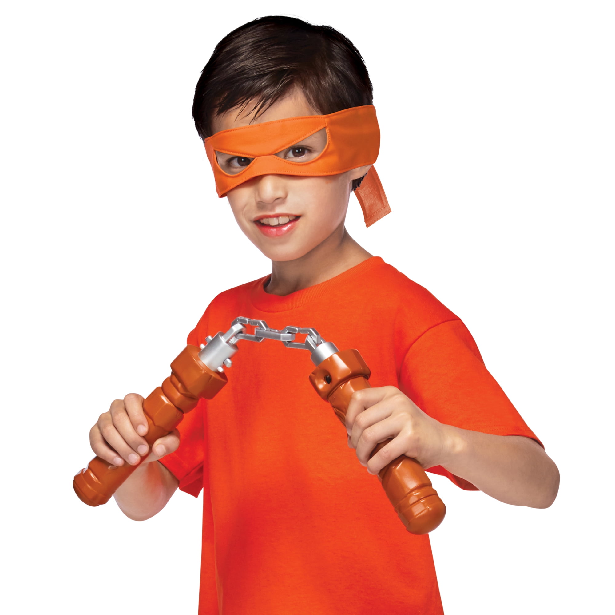 Teenage Mutant Ninja Turtles Mutant Mayhem Michelangelo Nunchaku Basic Role Play Set by Playmates Toys