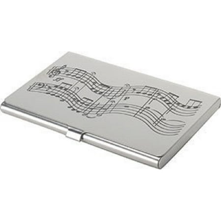 Musical Score Music Notes RFID Blocking Metal Credit Card Case Theft