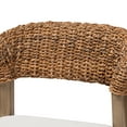 thumbnail image 6 of bali & pari Chloe Seagrass and Mahogany wood BOHO Dining Chair, Natural Brown, 6 of 10