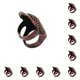 thumbnail image 3 of Wosthever Anillo de dedal antideslizante para protección de la yema del dedo Rojo oscuro S 10piezas Wosthever CBP212500, 3 of 5