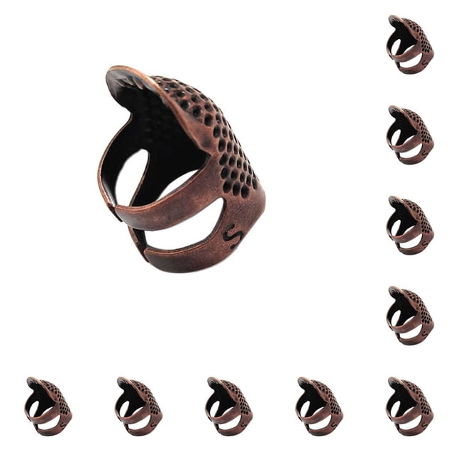 Advancent Anillo de dedal antideslizante para protección de la yema del dedo Rojo oscuro S 10piezas Advancent CBP212500