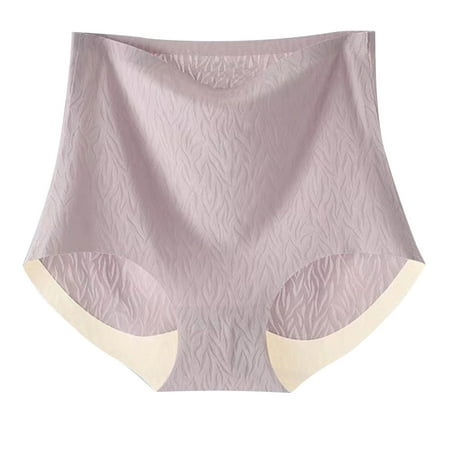 UAMVSH Womens Underwear High Waisted Soft Stretchy Briefs Seamless Full Coverage Panty No Show Underpant