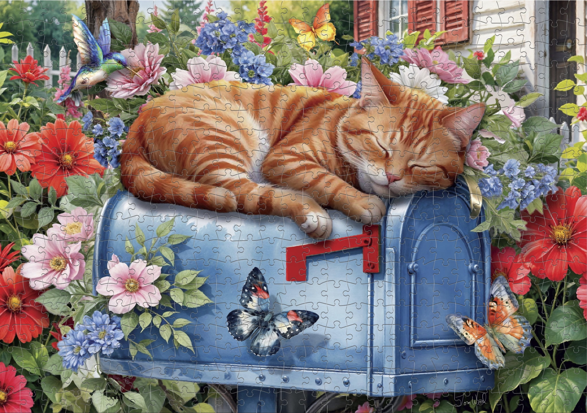 Cat Nap (Tom Wood), 500PC, 500+PC ANIMALS