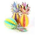 thumbnail image 4 of Juego de 3 Piezas de Decoración de Centro de Mesa Sunnimix Bola de Panal de Papel Multicolor, 4 of 7