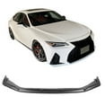 thumbnail image 2 of Ikon Motorsports Front Bumper Lip Compatible With 2021-2024 Lexus IS350 IS300 F Sport, IKON V2 Style ABS Plastic Spoiler Matte Black Add-On Lower Underbody Splitter Protector, 2 of 8