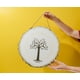 thumbnail image 4 of Placa de pared plateada con diseño de búfalo, el señor de los anillos, árbol blanco, 4 of 8