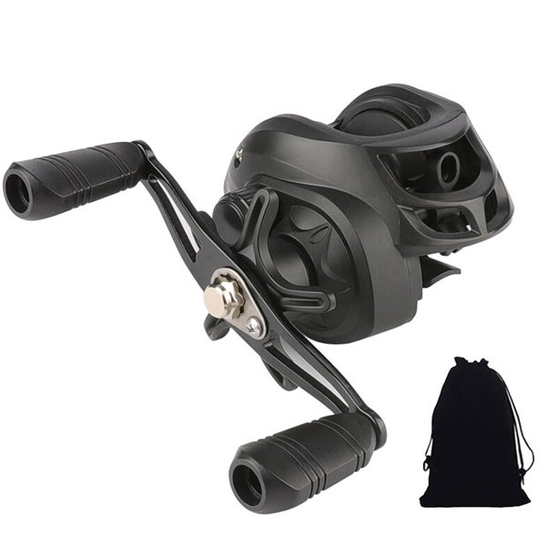 Carrete ligero GLS 6,3: 1 relación de engranaje rueda de pesca de Metal carrete de fundición 8kg carrete de pesca de alta velocidad de agua salada de arrastre máximo Tan Jianjun unisex