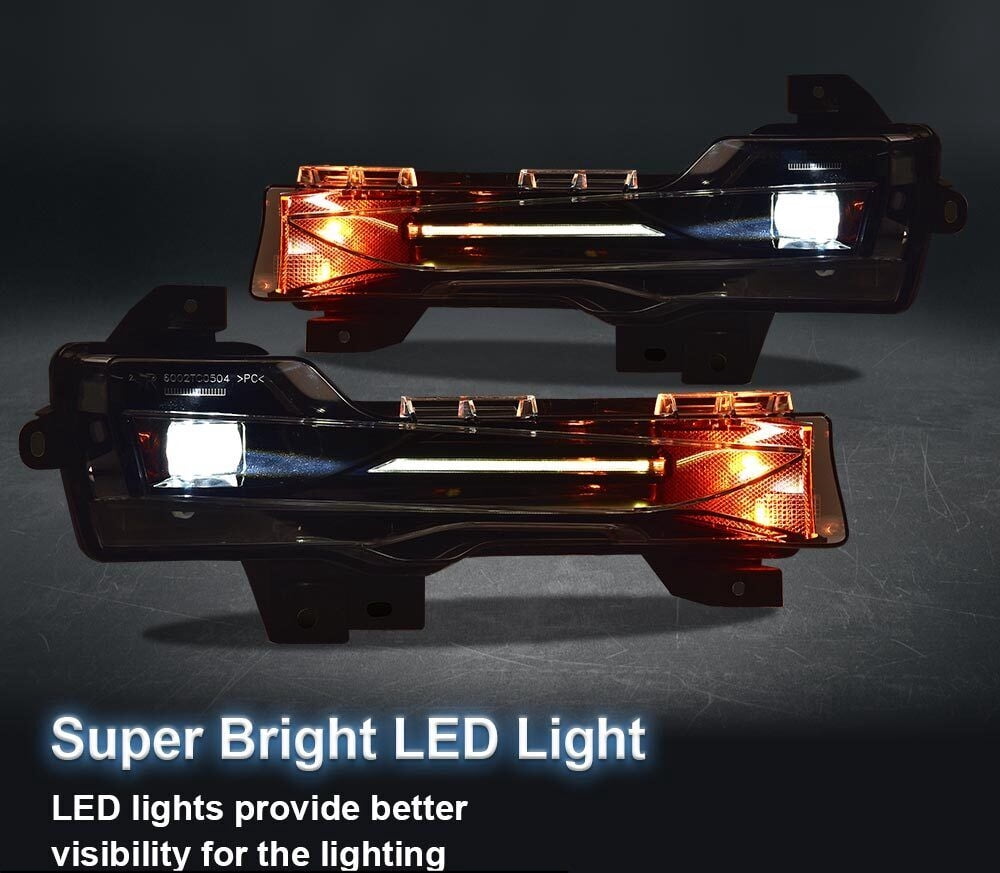 Yellowspeed LED Fog Light DRL Set For Tesla Model 3 & Y 2017-2023 – Left/Right Front (OE 1077392) - View #3