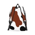 thumbnail image 3 of Balery Brown Black Cow Vintage Canvas Backpack for Men and Women - Large Capacity, Durable Travel Laptop Bag for School, Work, Hiking, and Outdoor Activities, 3 of 7