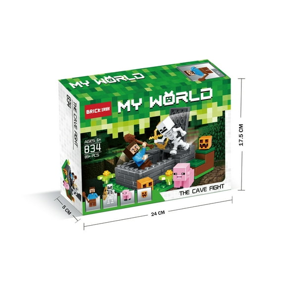 Minecraft Building Kit with Popular Minecraft Characters and more for Creative Play for 84 months to 168 months