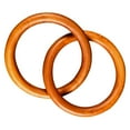 thumbnail image 1 of FELTECHELECTR 1Set Wood Chain Links Natural Wood Circular Rustic Home Decor Adults, 1 of 8